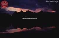 Barron Lake evening reflections Sawtooth Wilderness