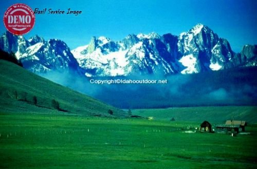Sawtooth Mountains Summer Image