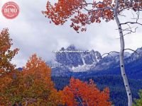Mount Heyburn Clouds Aspens