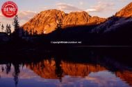 Parks Peak Reflections Toxaway Lake