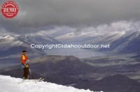 Skier Coronet Peak New Zealand