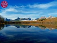Mirror Sawtooths Little Redfish Lake