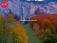 Waterfall Fall Lauterbrunnen Color
