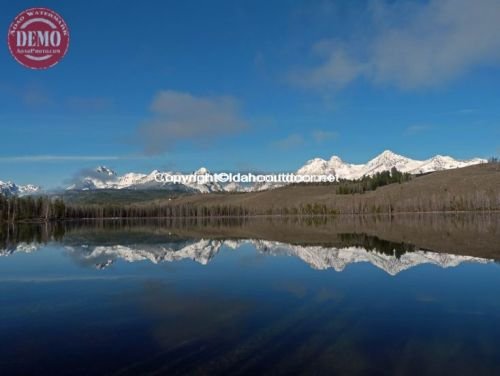 Little Redfish Lake Sawtooth Reflection