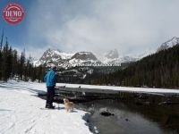 Skier Sophie Hell Roaring Lake