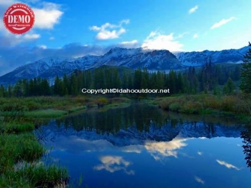 Boulder Mountain Reflections Beaver Ponds