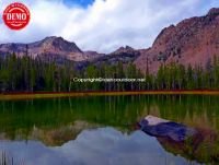Decker Lake Sawtooth Reflections