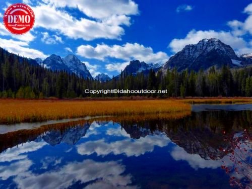 Ponds Reflections Fishhook Sawtooth
