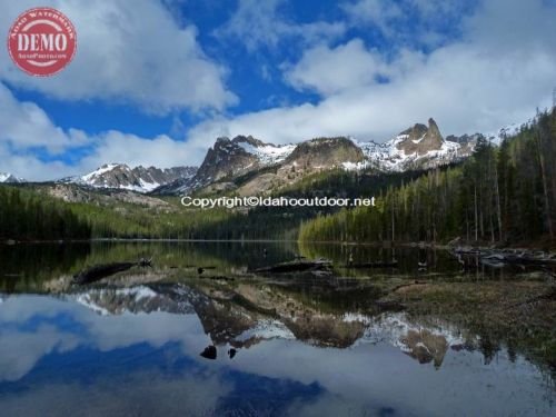 Sawtooths Reflections Hell Roaring Lake