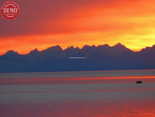 Anchorage Alaska Evening Sunset