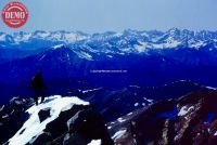 Climber Skier Summit Cob Peak