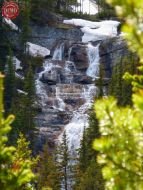 Waterfall Lake Louise Canada