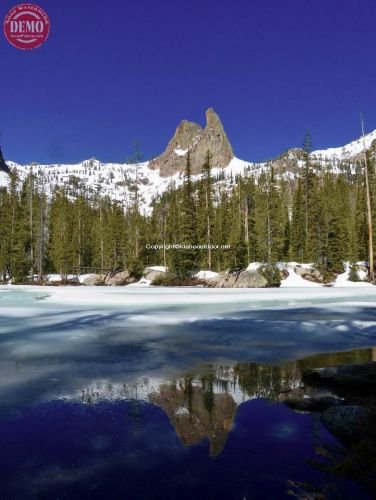 Finger of Fate Frozen Lake Mirror
