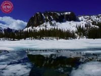 Icy Reflections Upper Hell Roaring Lake