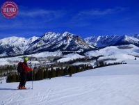 Skier Boulder Mountains