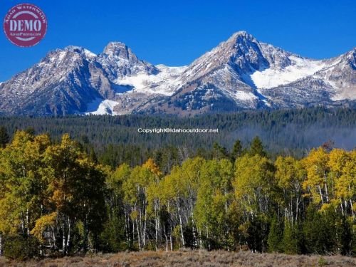Sawtooths Fall Colors Little Redfish Lake Ridge