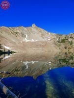 Baker Lake Reflections Smoky Mountains Idaho