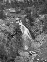 Waterfall Boulder Mountains Idaho