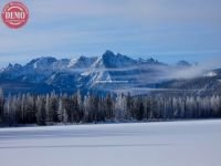 Winter Image Little Redfish Lake