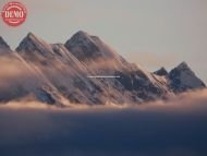 Alaska Morning Clouds Coastal Mountains
