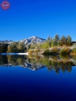 Sun Valley Lake Bald Mountains Reflections